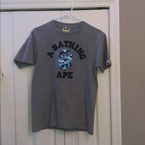 Bape Blue Camo Tee